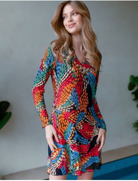 Легкое платье Mia-Mia BARBARA 19264, Цвет: мультиколор, Размеры: M