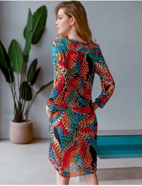 Пляжная туника с длинным рукавом Mia-Mia BARBARA 19268, Цвет: мультиколор, Размеры: M, изображение 2