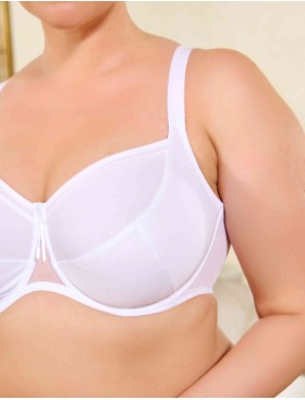 Бюстгальтер мягкий на косточках Misstyle 2501 белый, Цвет: белый, Размеры: 70I, изображение 3
