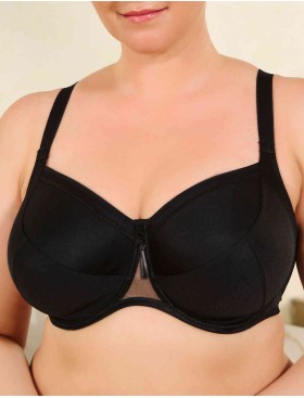 Бюстгальтер мягкий на косточках Misstyle 2501 черный, Цвет: черный, Размеры: 70I