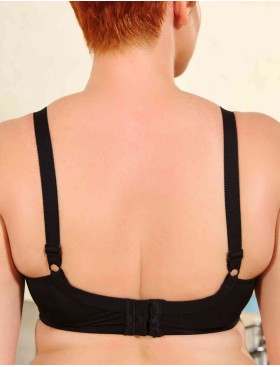 Бюстгальтер мягкий на косточках Misstyle 2501 черный, Цвет: черный, Размеры: 70I, изображение 2