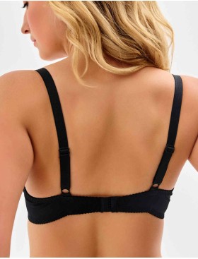 Бюстгальтер балконет Misstyle 2545 черный, Цвет: черный, Размеры: 75D, изображение 2