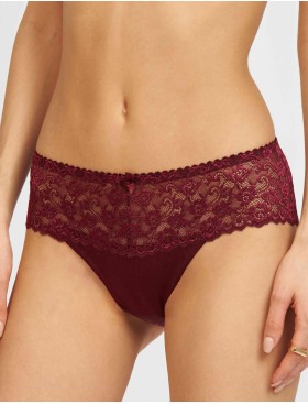Трусы слипы Simona M 045 бордо, Цвет: бордо, Размеры: L, изображение 3