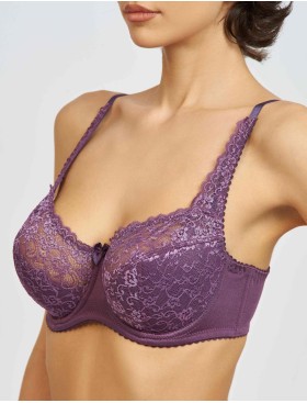 Бюстгальтер полумягкий Simona M 900 гортензия, Цвет: гортензия, Размеры: 70H, изображение 3