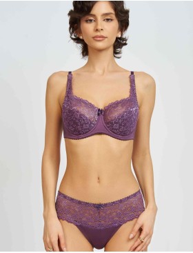 Бюстгальтер полумягкий Simona M 900 гортензия, Цвет: гортензия, Размеры: 70H, изображение 4