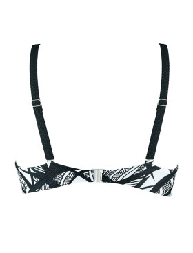 Верх купальника балконет UNICONF CBS205 V1 GRAPHICAL MOOD, Цвет: черно-белый, Размеры: 70B, изображение 3