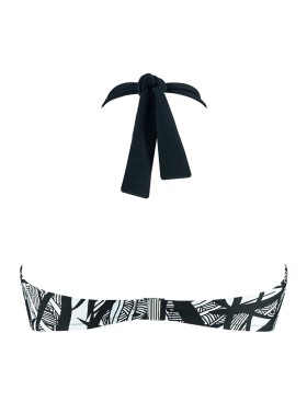 Купальный лиф халтер UNICONF CBS207 V1 GRAPHICAL MOOD, Цвет: черно-белый, Размеры: L, изображение 5