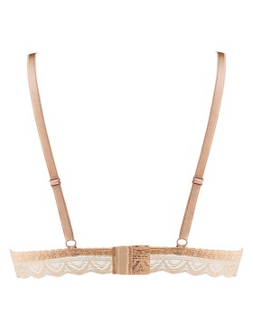 Кружевной бюстгальтер бралетт UNICONF SM27 бежевый, Цвет: бежевый, Размеры: 70B, изображение 4