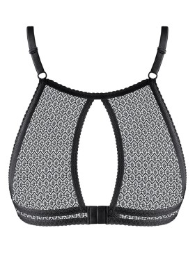 Бюстгальтер триангул пуш-ап с кружевной спинкой UNICONF SN34 черный, Цвет: черный, Размеры: 70B, изображение 5