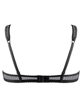 Мягкий бюстгальтер бралетт UNICONF SN36 черный, Цвет: черный, Размеры: 70B, изображение 3