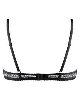 Бюстгальтер планж пуш-ап без косточек UNICONF SN38 черный, Цвет: черный, Размеры: 75C, изображение 3