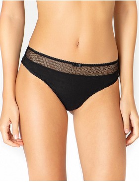 Трусы бразилиана UNICONF TF124 черный, Цвет: черный, Размеры: XS