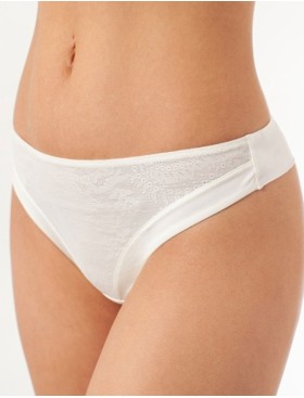 Трусы бразилиана Coquette Revue SECRET 67008M, Цвет: молоко, Размеры: 2XL