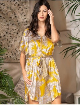 Атласная туника Mia-Amore AMARA 7224, Цвет: медовый, Размеры: L/XL