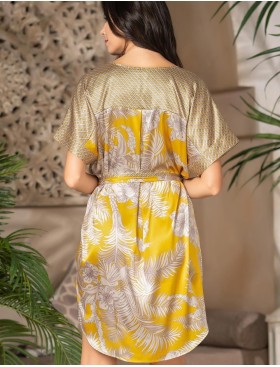 Атласная туника Mia-Amore AMARA 7224, Цвет: медовый, Размеры: L/XL, изображение 2