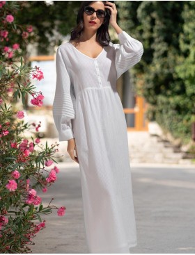 Длинное пляжное платье Mia-Amore ARGENTINA 1754, Цвет: белый, Размеры: XL