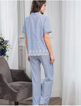 Брючный комплект Mia-Amore NIZZA 6716, Цвет: голубой, Размеры: M, изображение 2