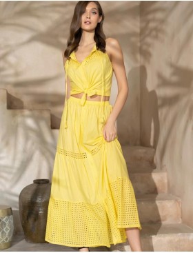 Комплект топ + юбка Mia-Amore ROCHELLE 1612 лимонный, Цвет: лимонный, Размеры: M, изображение 4