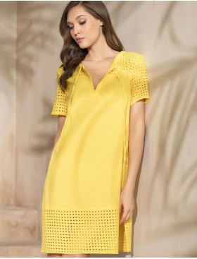 Туника хлопковая Mia-Amore ROCHELLE 1615 лимонный, Цвет: лимонный, Размеры: L/XL, изображение 3