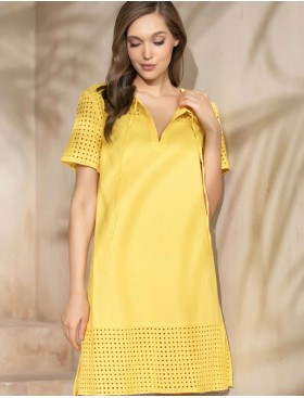 Туника хлопковая Mia-Amore ROCHELLE 1615 лимонный, Цвет: лимонный, Размеры: L/XL, изображение 4