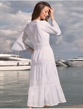 Длинное платье Mia-Amore SANTA-MONICA 6888, Цвет: белый, Размеры: XL, изображение 2