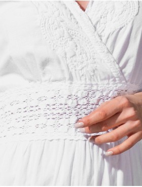 Длинное платье Mia-Amore SANTA-MONICA 6888, Цвет: белый, Размеры: XL, изображение 3