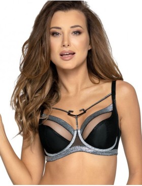 Бюстгальтер мягкий Novika HALLEY N03 M, Цвет: черный, Размеры: 70C, изображение 3