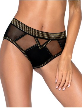 Трусы слипы Novika LOU LOU figi, Цвет: черный, Размеры: S