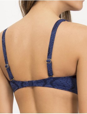 Купальник мягкий без косточек Sielei JQ52+JQ67 blu, Цвет: blu (синий), Размеры: 75C, изображение 2