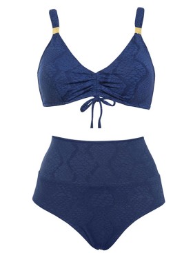 Купальник мягкий без косточек Sielei JQ52+JQ67 blu, Цвет: blu (синий), Размеры: 75C, изображение 3