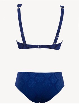 Раздельный купальник с мягкой чашкой Sielei JQ53+JQ68 blu, Цвет: blu (синий), Размеры: 75D, изображение 3