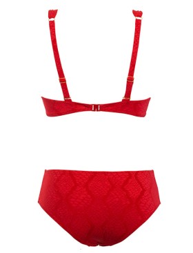 Раздельный купальник с мягкой чашкой Sielei JQ53+JQ68 rosso, Цвет: rosso (красный), Размеры: 75D, изображение 8