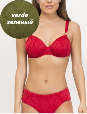 Раздельный купальник с мягкой чашкой Sielei JQ53+JQ68 verde militare, Цвет: verde militare (хаки, Размеры: 80B, изображение 2