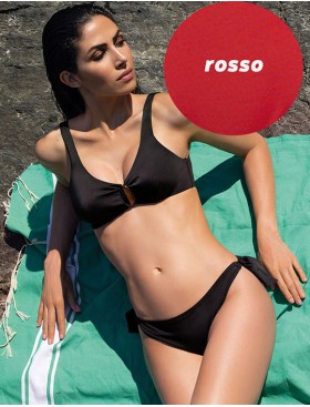 Мягкий купальник с топом Sielei NS50+NS62 rosso, Цвет: rosso (красный), Размеры: 70B