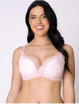 Бюстгальтер полумягкий Subtille FLORES semi-soft, Цвет: пудровый, Размеры: 75E, изображение 2