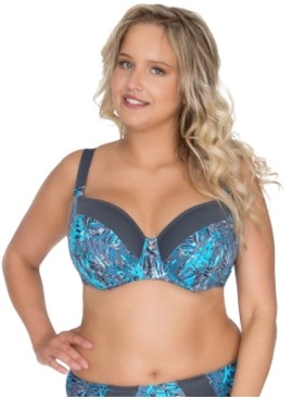 Верх купальника с мягкой чашкой Akcent AN234 M, Цвет: аквамарин, Размеры: 70G