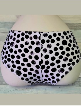 Плавки женские классические Akcent AN243, Цвет: черно-белый, Размеры: 5XL, изображение 3