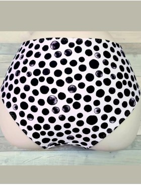 Плавки женские классические Akcent AN243, Цвет: черно-белый, Размеры: L, изображение 3