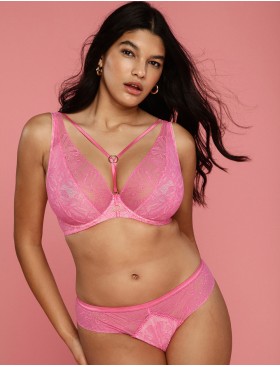 Мягкий бюстгальтер бралетт Alles ARUBA M BRALETTE, Цвет: розовый, Размеры: 75C, изображение 3