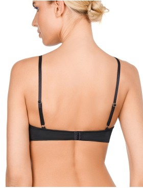 Бескаркасный бюстгальтер пуш-ап Amelie MILLA 2019 черный new, Цвет: черный, Размеры: 80B, изображение 3