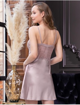 Атласная сорочка Mia-Amore MISTY 7261 латте, Цвет: латте, Размеры: M, изображение 2