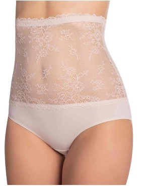 Трусы слипы с завышенной талией Nikol Djumon 151 31 серебристый пион, Цвет: серебристый пион, Размеры: S