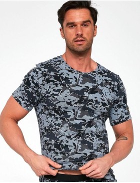 Мужская футболка Cornette 294 MILITARY, Цвет: графит, Размеры: M