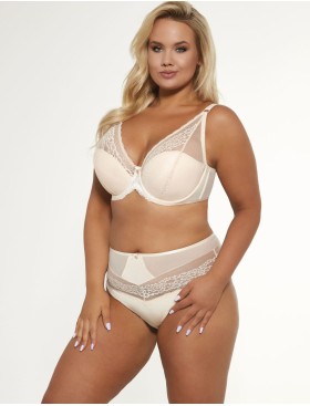 Бюстгальтер бралетт пуш-ап Kris Line POLA bralette p-up, Цвет: латте, Размеры: 60GG, изображение 5