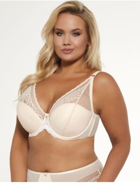 Бюстгальтер бралетт пуш-ап Kris Line POLA bralette p-up, Цвет: латте, Размеры: 60GG, изображение 4