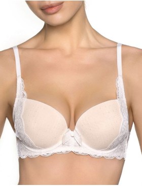 Бюстгальтер балконет Mioocchi MARTA 7571 crema, Цвет: crema (молочный), Размеры: 75D