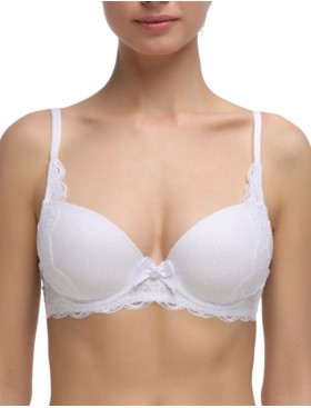 Бюстгальтер балконет Mioocchi MARTA 7571 bianco, Цвет: bianco (белый), Размеры: 75D