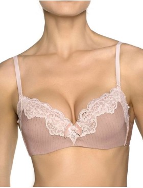 Бюстгальтер балконет пуш-ап Mioocchi MARTA 7572 magnolia, Цвет: magnolia (магнолия), Размеры: 70A