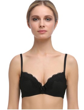 Бюстгальтер балконет пуш-ап Mioocchi MARTA 7572 nero, Цвет: nero (черный), Размеры: 70B, изображение 4