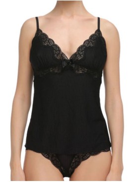 Майка на узких бретелях Mioocchi MARTA 7574 nero, Цвет: nero (черный), Размеры: S